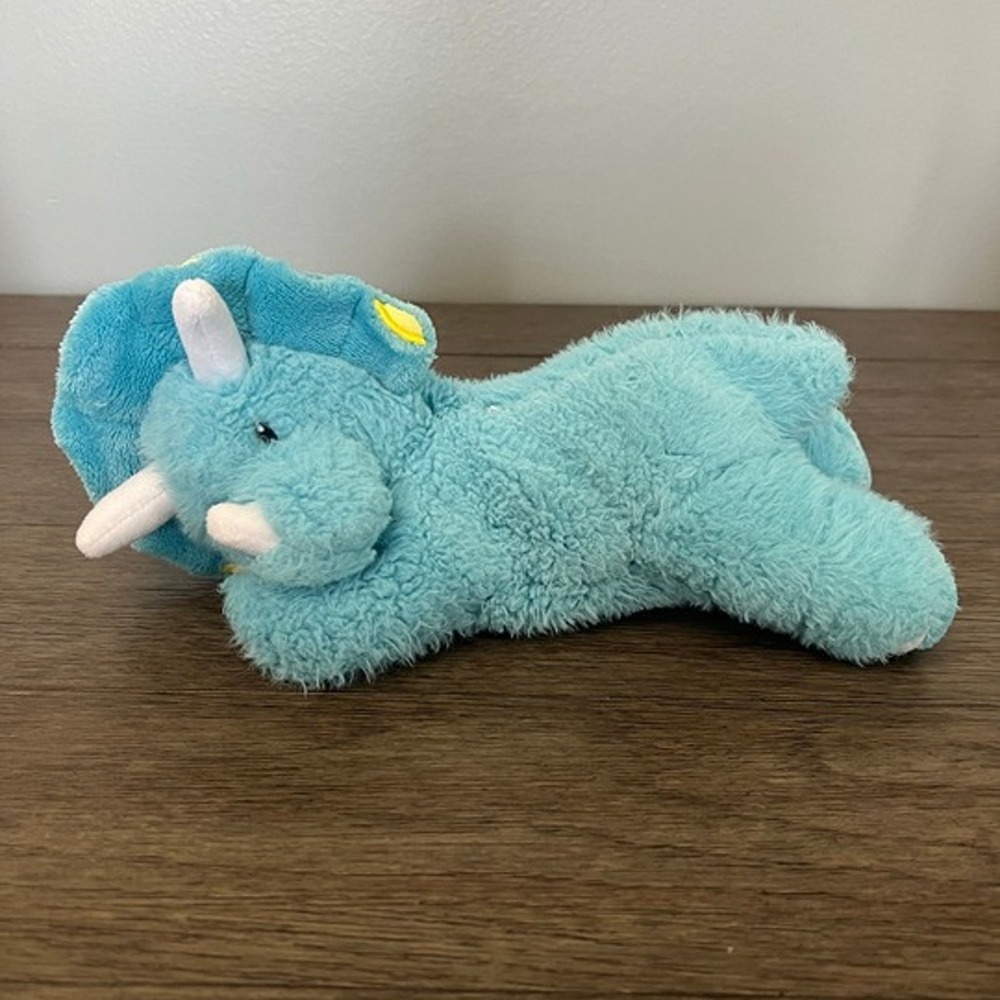 Little Miracles Blue Triceratops Dinosaur Plush Nemcor Stuffed Animal Sherpa Toy